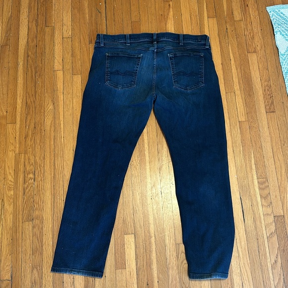 7 For All Mankind Men’s Blue Jeans, Size 40 - Picture 5 of 6